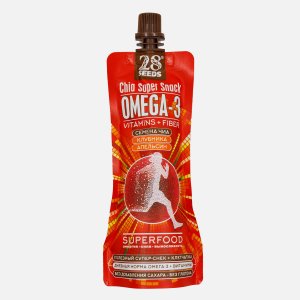Супер-снек 28 Сидс Чиа Омега-3 Клубника/апельсин б/глютена 150г