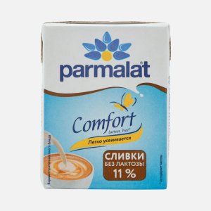 Сливки Пармалат Комфорт питьевые безлактозные ультрапаст 11% 200г