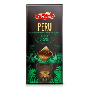 Шоколад Победа молочный Перу 36% 100г