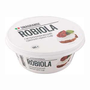 Сыр Унагранде Робиола мягкий 65% пл/ст 140г