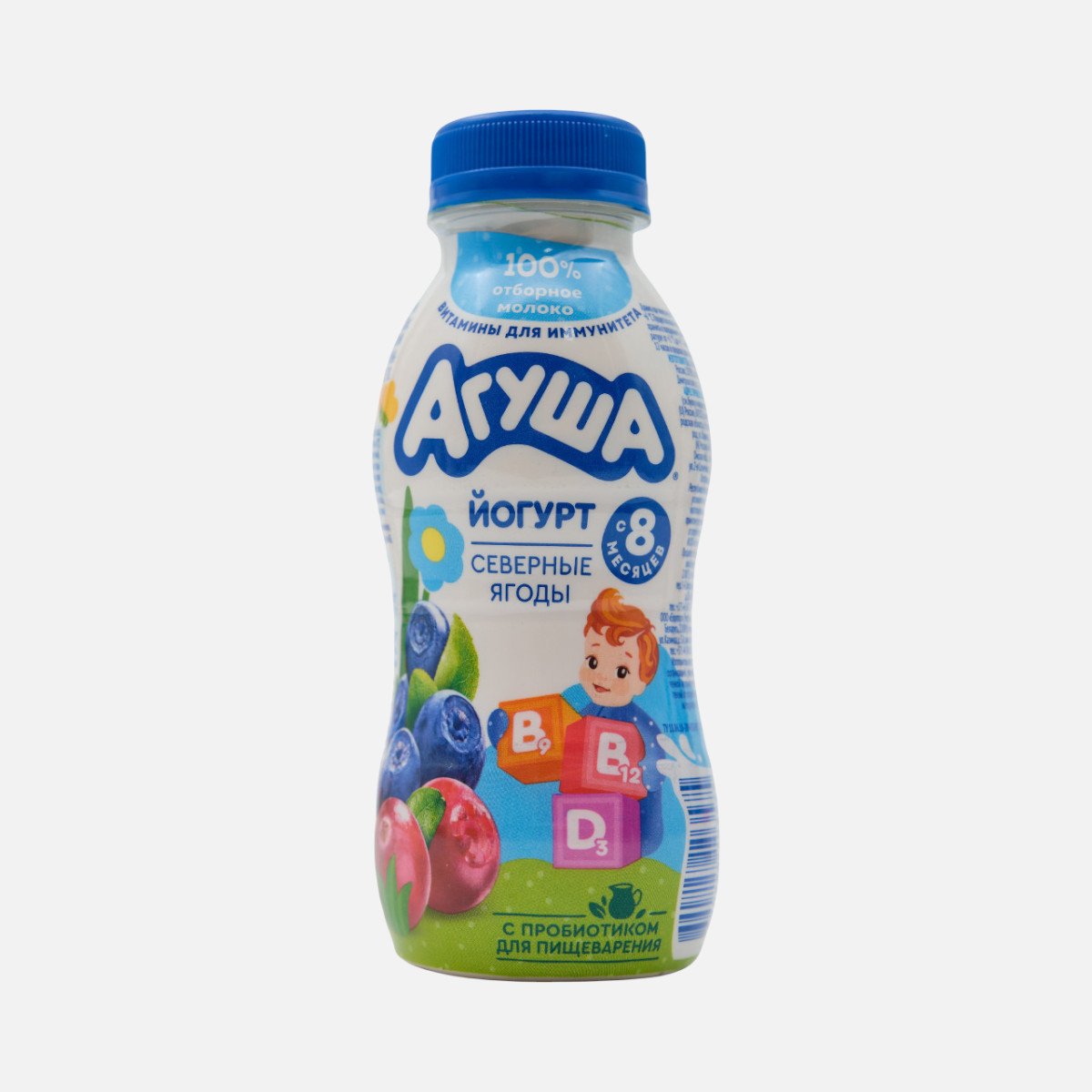 Йогурт Агуша Иммунити Северные ягоды 2.7% с 8мес 180г Йогурт Агуша Иммунити Северные ягоды 2.7% с 8мес 180г