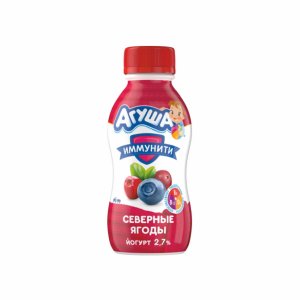 Йогурт Агуша Иммунити Северные ягоды 2.7% с 8мес 180г
