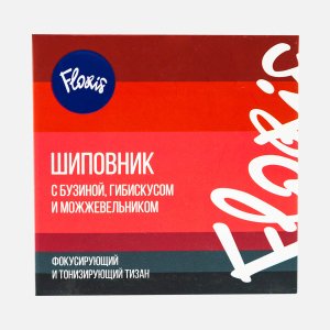 Напиток чайный Флорис Шиповник с бузиной/гибискусом 80г