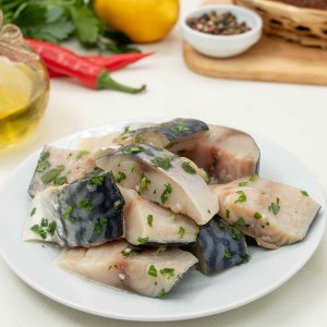 Филе скумбрии атлантической с копченым маслом вес