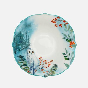 Салатник Лефард сервирЛесная сказка Сова 19х7см 600мл фарфор 409-165