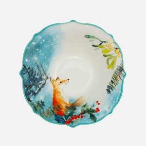 СалатникЛефард сервирЛесная сказка Лиса 19х7см 600мл фарфор 409-169