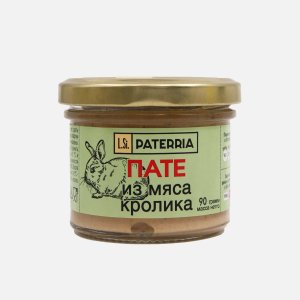Пате Патеррия из мяса кролика ст/б 90г