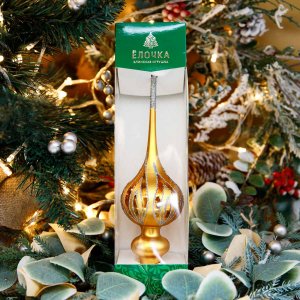 Украшение Верхушка Блеск 27,5см стекло С350