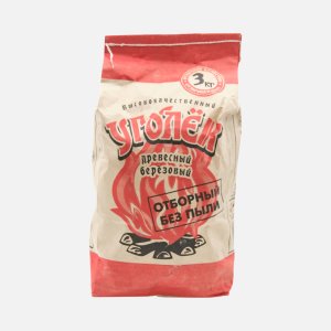 Уголь древесный Уголек отборный 3кг 