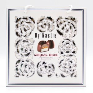 Конфеты Династия Миндаль/кокос 170г