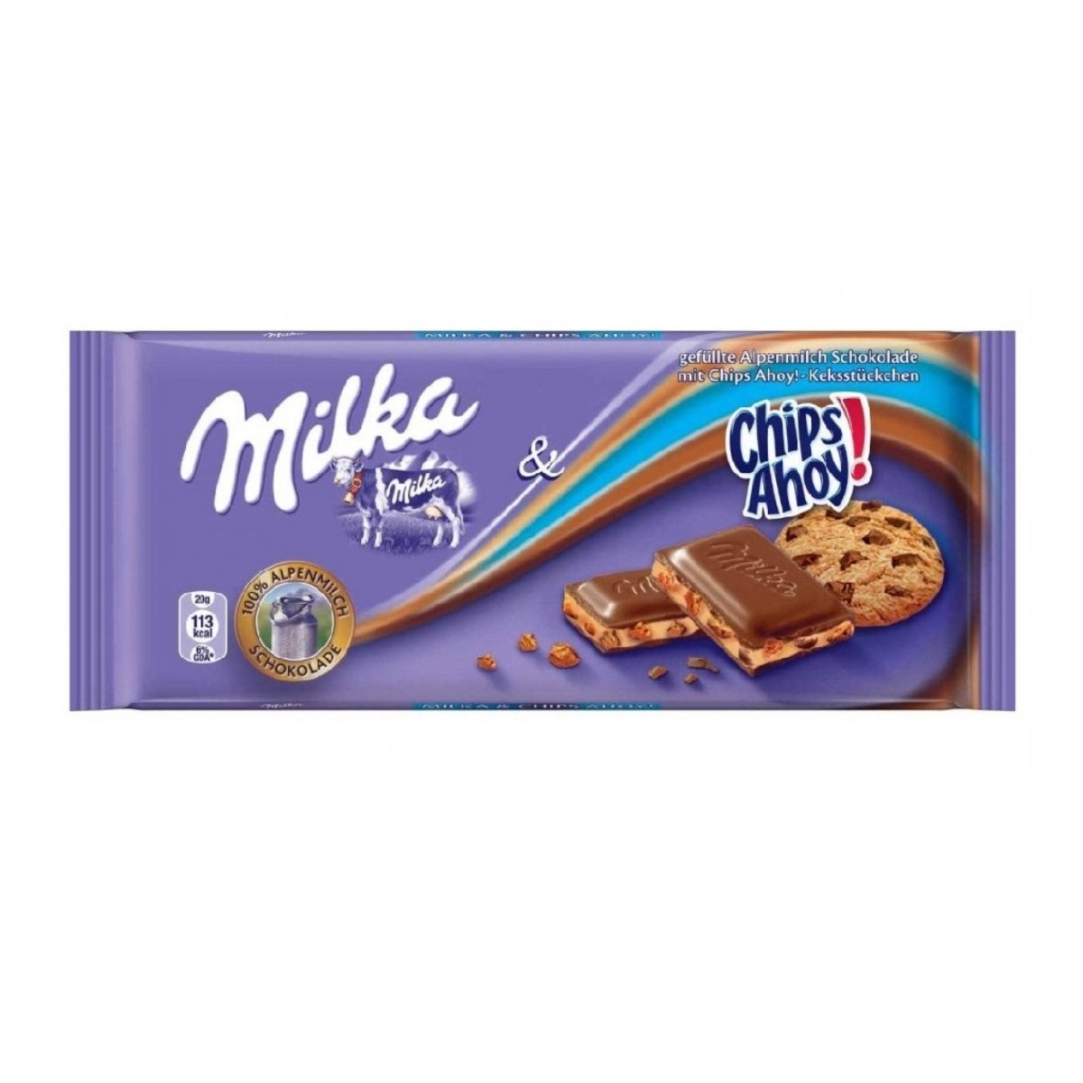 Шоколад Милка Чипс Ахой 100г - купить с доставкой