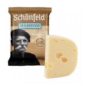 Сыр Шонфилд Маасдам 45% 200г