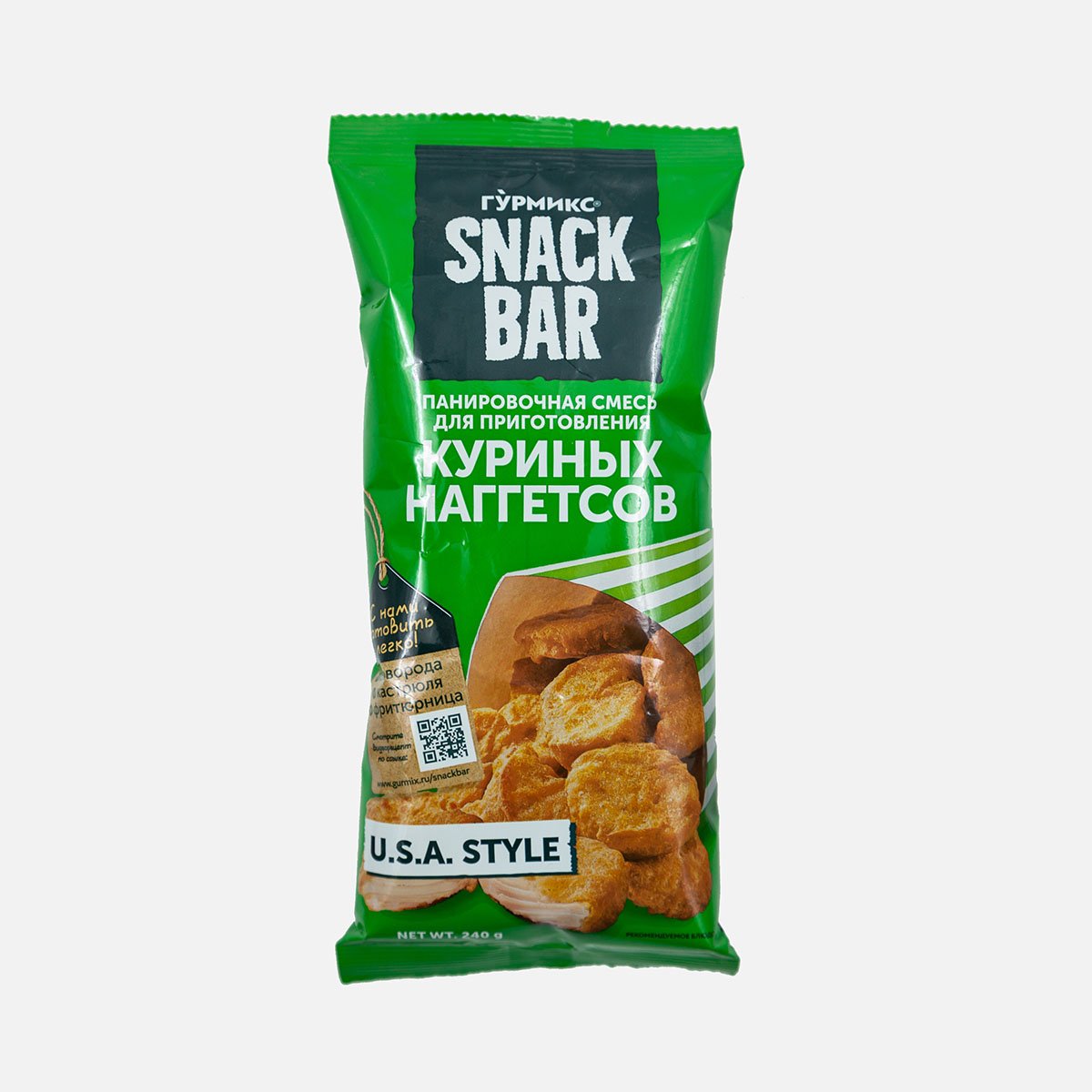 Смесь Гурмикс панировочная куриных наггетсов 240г Смесь Гурмикс панировочная куриных наггетсов 240г