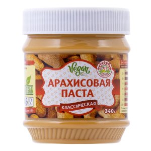 Паста Азбука продуктов Арахисовая 340г