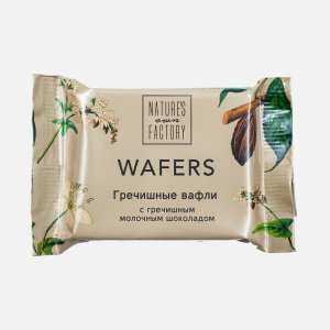 Вафли Нэйчес аун Фэктери Гречишные с молочным шоколадом 20г