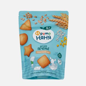 Печенье ФрутоНяня Мультизлаковое с 6мес 120г