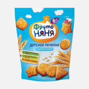 Печенье ФрутоНяня Пшеничное с 6мес 120г