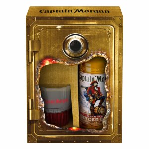 Напиток спиртной Капитан Морган Оригинал Золотой на основе рома 35% п/у 0,7л+стак
