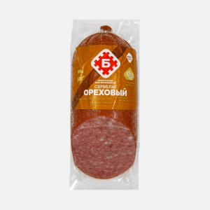 Колбаса Брестский МК Сервелат Ореховый в/к 400г
