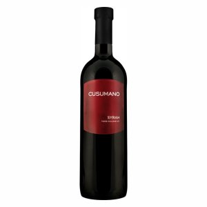 Вино Кусумано Сира Терре Сичилиане ординарное сортовое красное сухое 10-14% ст/б 0,75л