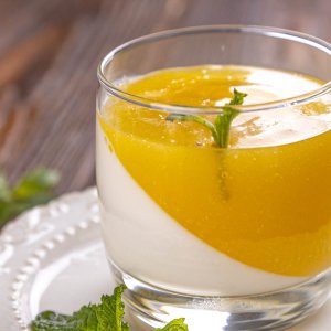 Десерт Панна котта с манго 230г