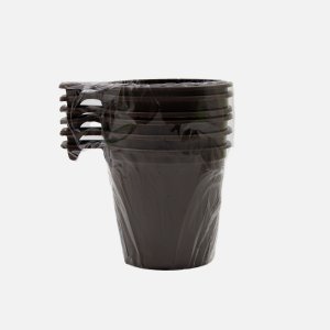 Чашка Фопос кофейная 200мл цвет 6шт ПП 7*7*14см