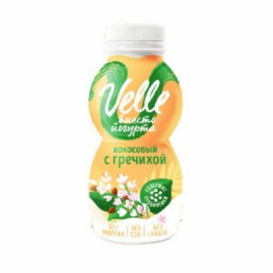 Продукт кокосовый Велле Вместо йогурта Гречишный питьевой 250г