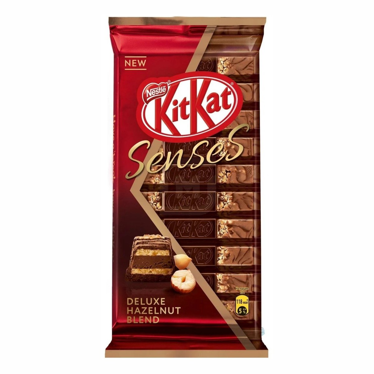 Шоколад Кит Кат Сенсес Делюкс со вкусом фундука 110г - купить с доставкой