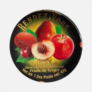 Леденцы Рандеву садовые фрукты ж/б 43г