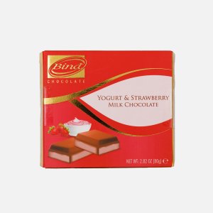 Шоколад Байнд молочный со вкусом йогурта и клубники 80г