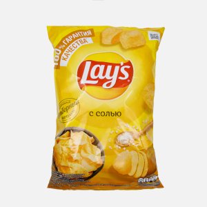 Чипсы Лэйс Натуральные с солью пл/уп 140г