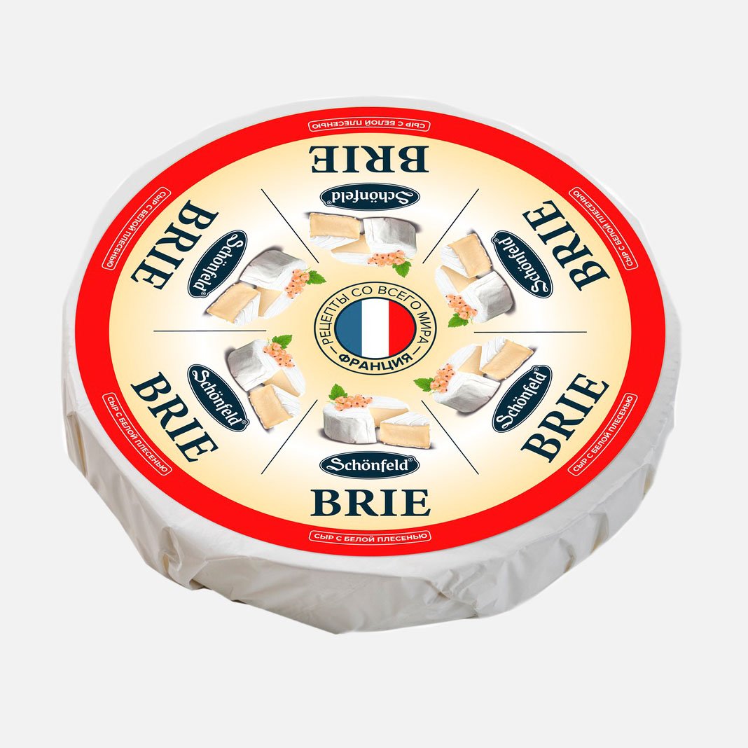 Сыр Шонфилд Бри мягкий с белой плесенью 45% вес Сыр Шонфилд Бри мягкий с белой плесенью 45% вес
