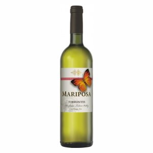 Вино Марипоса Торронтес сортовое ординарное белое сухое 7.5-12.5% ст/б 0,75л