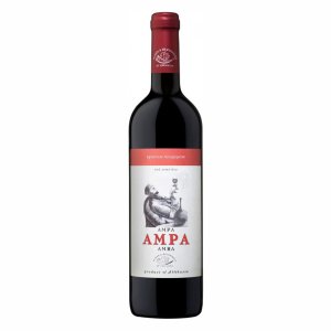 Вино Амра ординарное красное полусухое 12% ст/б 0,75л