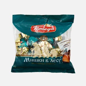 Конфеты Победа вкуса Мишки в лесу шоколадные 200г