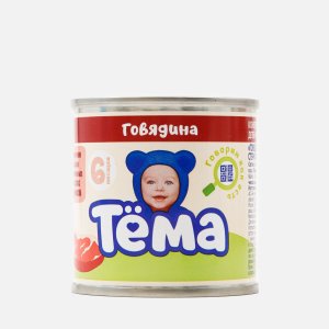 Пюре Тёма Говядина с 6мес ж/б 90г