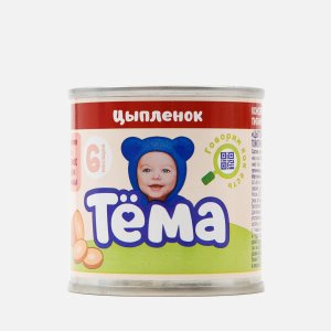 Пюре Тёма Цыпленок с 6мес ж/б 90г