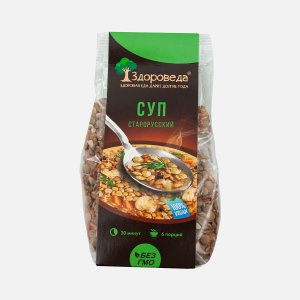 Суп Здороведа Старорусский из полбы и зеленой чечевицы 250г
