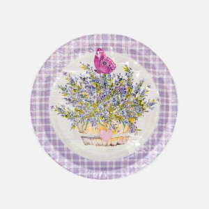 Набор тарелок НД Плей d230мм Лаванда-2 6шт бум 24х24х0,5см
