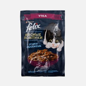 Корм Феликс Мясные ломтики Утка пауч 75г