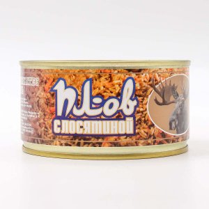 Плов с лосятиной Деликатес Дичь ж/б/ключ 325г