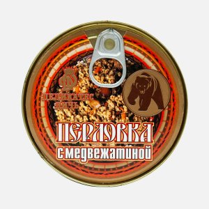 Перловка с медвежатиной Деликатес Дичь ж/б/ключ 325г