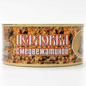 Каша Деликатес Дичь перловая с медвежатиной ж/б/ключ 325г