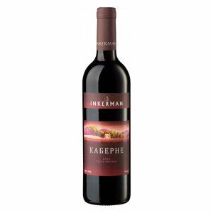 Вино Инкерман Каберне красное сухое 9.5-14% ст/б 0,7л