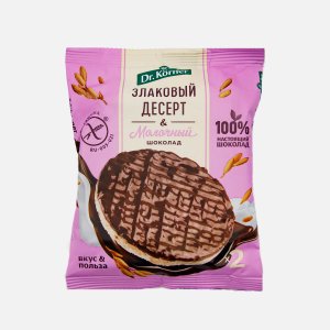 Десерт Др Корнер Злаковый с молочным шоколадом рисовый 34г