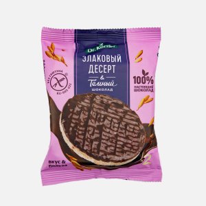 Десерт Др Корнер Злаковый с темным шоколадом рисовый 34г