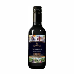 Вино Ачарули Саперави ординарное красное сухое 10-12% ст/б 0,187л