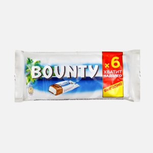 Конфета Баунти молоч шоколад пл/уп 6*27,5г