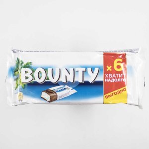 Конфета Баунти молочный шоколад пл/уп 6*27,5г
