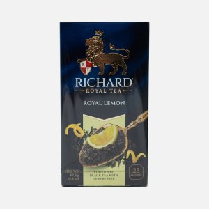 Чай Ричард Роял Лимон черный 25пак*1,7г 42,5г